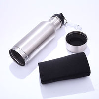 1Pcs Europe and the United States 304 stainless steel beer bottle cold beer mug Stainless Steel Beer Water Bottle Mug