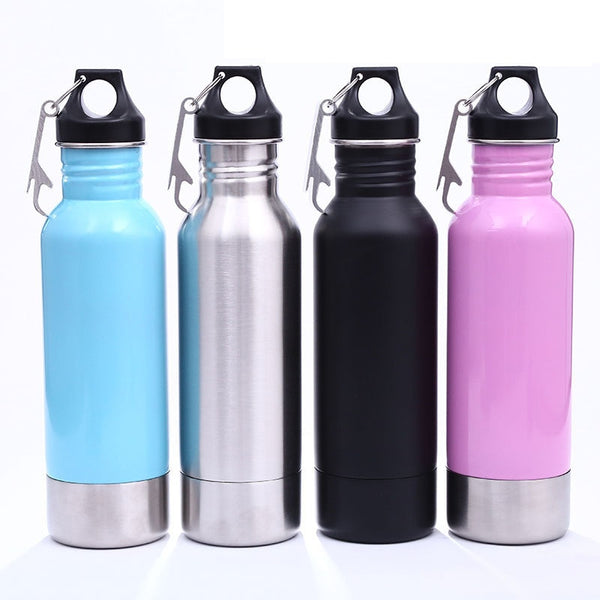 1Pcs Europe and the United States 304 stainless steel beer bottle cold beer mug Stainless Steel Beer Water Bottle Mug