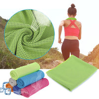 2018 Multicolor 90*30cm Summer Ice Towel Utility Enduring Instant Cooling Towel Heat Relief Reusable Cool Towels DropShip