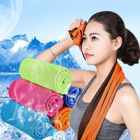 2018 Multicolor 90*30cm Summer Ice Towel Utility Enduring Instant Cooling Towel Heat Relief Reusable Cool Towels DropShip