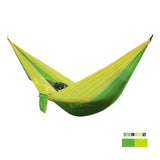 Single&amp;Double Camping Hammock With Hammock Tree Straps Portable Parachute Nylon Hammock For Backpacking Travel Lightweight
