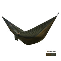 Single&amp;Double Camping Hammock With Hammock Tree Straps Portable Parachute Nylon Hammock For Backpacking Travel Lightweight