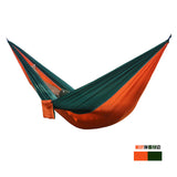 Single&amp;Double Camping Hammock With Hammock Tree Straps Portable Parachute Nylon Hammock For Backpacking Travel Lightweight
