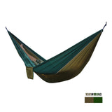 Single&amp;Double Camping Hammock With Hammock Tree Straps Portable Parachute Nylon Hammock For Backpacking Travel Lightweight