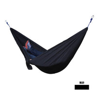 Single&amp;Double Camping Hammock With Hammock Tree Straps Portable Parachute Nylon Hammock For Backpacking Travel Lightweight