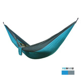 Single&amp;Double Camping Hammock With Hammock Tree Straps Portable Parachute Nylon Hammock For Backpacking Travel Lightweight