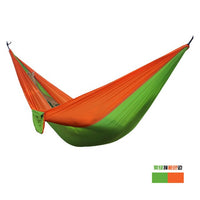 Single&amp;Double Camping Hammock With Hammock Tree Straps Portable Parachute Nylon Hammock For Backpacking Travel Lightweight