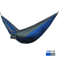Single&amp;Double Camping Hammock With Hammock Tree Straps Portable Parachute Nylon Hammock For Backpacking Travel Lightweight