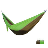 Single&amp;Double Camping Hammock With Hammock Tree Straps Portable Parachute Nylon Hammock For Backpacking Travel Lightweight