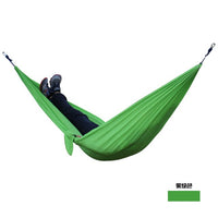 Single&amp;Double Camping Hammock With Hammock Tree Straps Portable Parachute Nylon Hammock For Backpacking Travel Lightweight