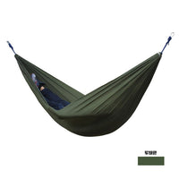Single&amp;Double Camping Hammock With Hammock Tree Straps Portable Parachute Nylon Hammock For Backpacking Travel Lightweight