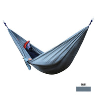 Single&amp;Double Camping Hammock With Hammock Tree Straps Portable Parachute Nylon Hammock For Backpacking Travel Lightweight