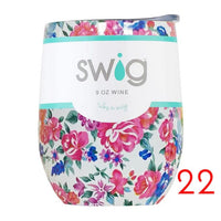 Swig Wine Cups 2019 Wine Tumber Thermal Flask Champagne Coffee Mugs Gift Party