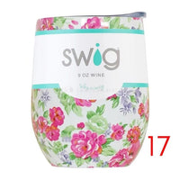 Swig Wine Cups 2019 Wine Tumber Thermal Flask Champagne Coffee Mugs Gift Party