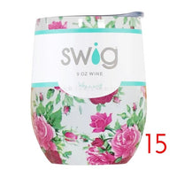Swig Wine Cups 2019 Wine Tumber Thermal Flask Champagne Coffee Mugs Gift Party