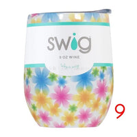 Swig Wine Cups 2019 Wine Tumber Thermal Flask Champagne Coffee Mugs Gift Party
