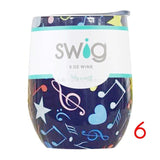 Swig Wine Cups 2019 Wine Tumber Thermal Flask Champagne Coffee Mugs Gift Party