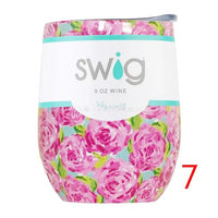 Swig Wine Cups 2019 Wine Tumber Thermal Flask Champagne Coffee Mugs Gift Party