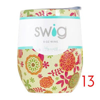 Swig Wine Cups 2019 Wine Tumber Thermal Flask Champagne Coffee Mugs Gift Party