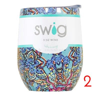 Swig Wine Cups 2019 Wine Tumber Thermal Flask Champagne Coffee Mugs Gift Party