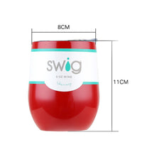 Swig Wine Cups 2019 Wine Tumber Thermal Flask Champagne Coffee Mugs Gift Party